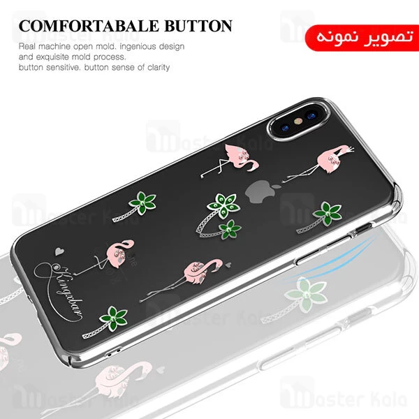 قاب فانتزی iPhone X / XS Kingxbar Swarovski Tropical Strawberry