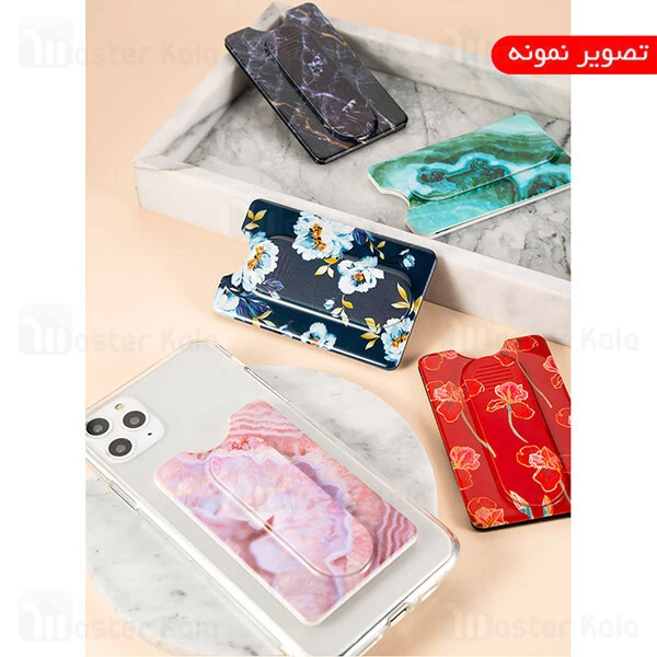 جاکارتی موبایل kingxbar Swarovski Marble Phone Pocket