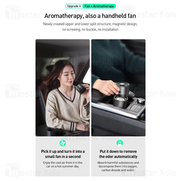 فیلتر تصفیه هوا Baseus Breeze Fan Air Freshener For Vehicle SUXUN-WF01