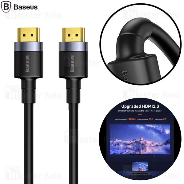 کابل بیسوس Baseus Cafule 4K HDMI V2.0 CADKLF-H01 5m