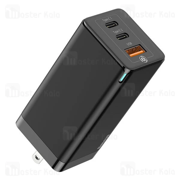 شارژر دیواری Baseus GaN Quick Travel Charger C+C+A 65W CN CCGAN-A01