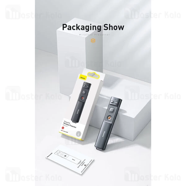 پوینتر و پرزنتر بیسوس Baseus Orange Dot Wireless Presenter ACFYB-0G