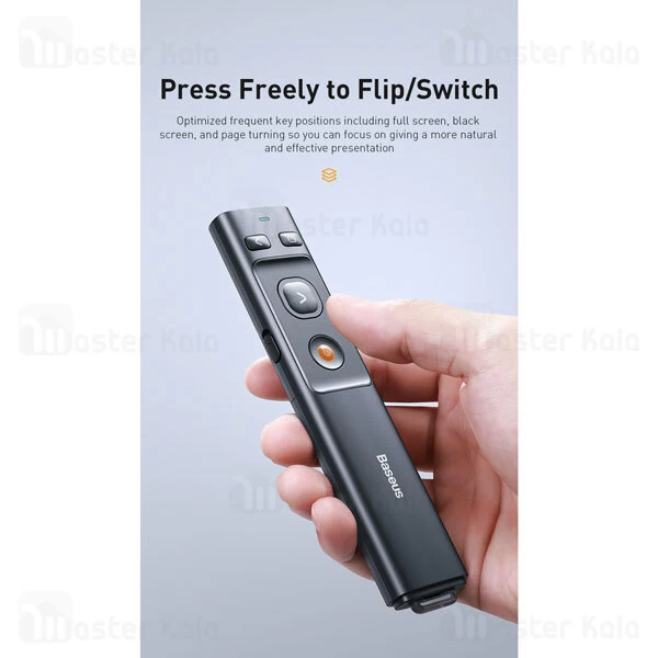 پوینتر و پرزنتر بیسوس Baseus Orange Dot Wireless Presenter ACFYB-0G