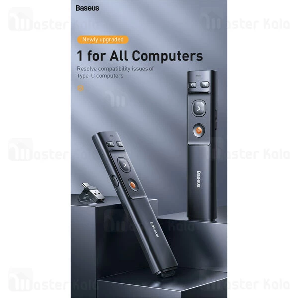 پوینتر و پرزنتر بیسوس Baseus Orange Dot Wireless Presenter ACFYB-0G