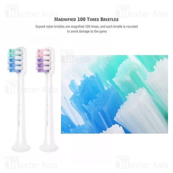 پک 2 تایی سری یدک مسواک برقی شیائومی Xiaomi DR.BEI BET-C01 / BET-S01 Toothbrush EB-P0202