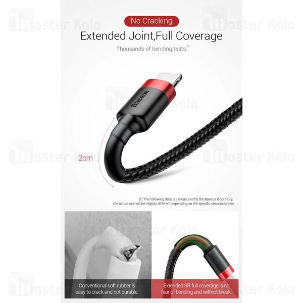 کابل لایتنینگ Baseus Cafule CALKLF-RG1 2A