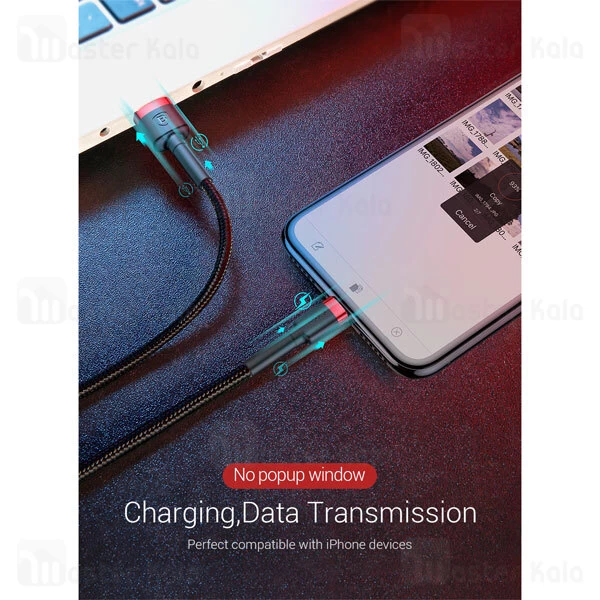 کابل لایتنینگ Baseus Cafule CALKLF-RG1 2A