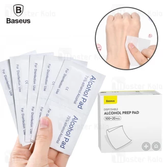 پد الکلی بیسوس Baseus Disposable Alcohol Prep Pad ACMP-A02 پک 120 عددی