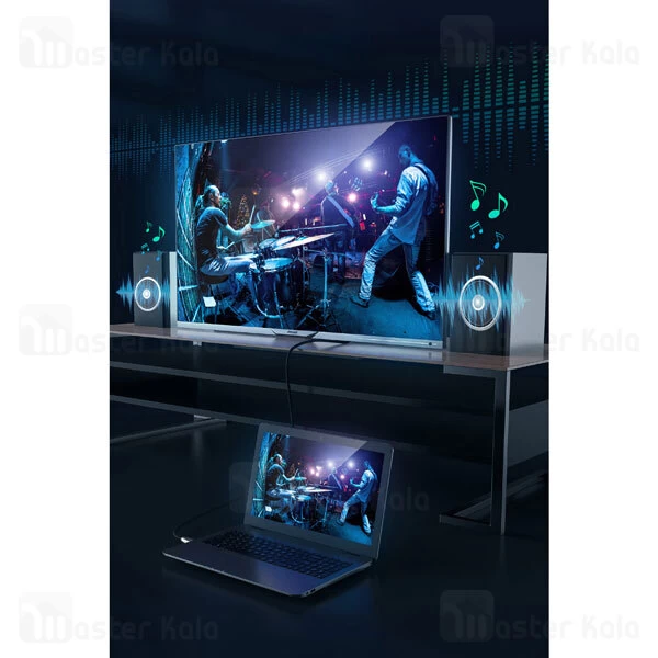 کابل HDMI بیسوس Baseus Horizontal 4K HDMI V2.0 CADSP-A01 طول 1 متر