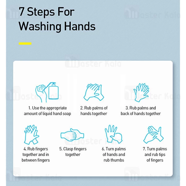 ژل ضدعفونی کننده دست بیسوس Baseus Let's Go Portable Antibacterial Hand Sanitizer ACXSY-B 50ml