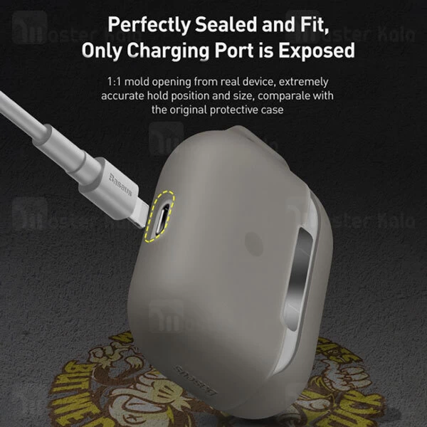 کیس ایرپاد پرو Baseus Let's Go Silica Case WIAPPOD-D02 AirPods Pro