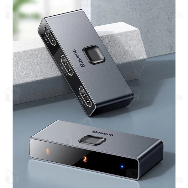 سوییچ بیسوس Baseus Matrix HDMI Splitter Space CAHUB-BC0G