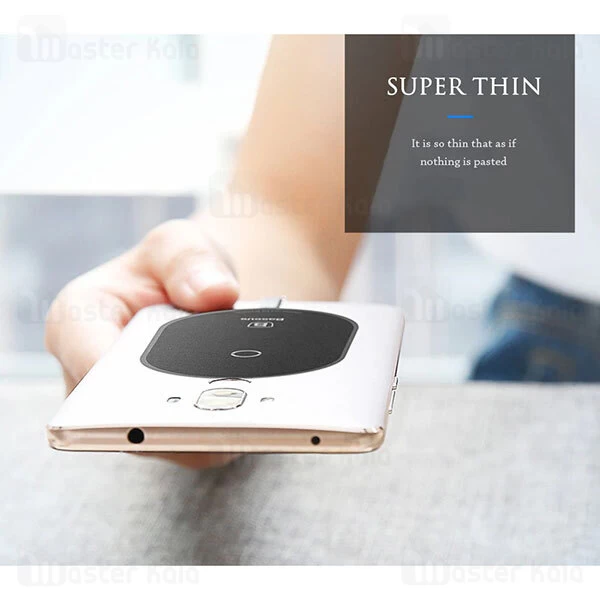 کیت شارژر وایرلس لایتنینگ Baseus Lightning Microfiber Wireless Charging Receiver WXTE-A01