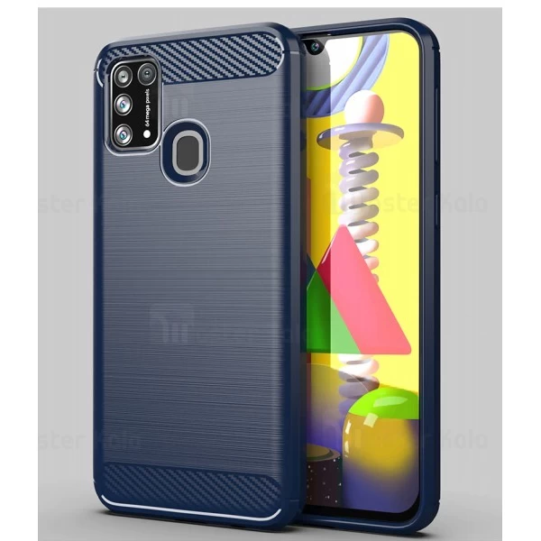 قاب فیبر کربنی سامسونگ Samsung Galaxy M31 Rugged Armor Fiber Carbon