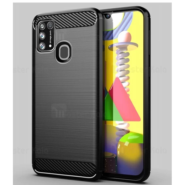 قاب فیبر کربنی سامسونگ Samsung Galaxy M31 Rugged Armor Fiber Carbon