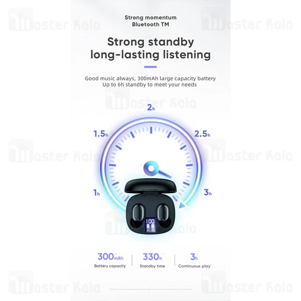 هندزفری بلوتوث دوگوش جویروم Joyroom JR-TL5 Battery Display TWS Earphone