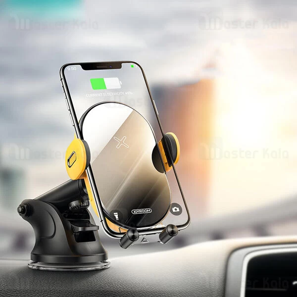 هولدر و شارژر وایرلس Joyroom JR-ZS200 Bumblebee Wireless Charger Car Mount 15W
