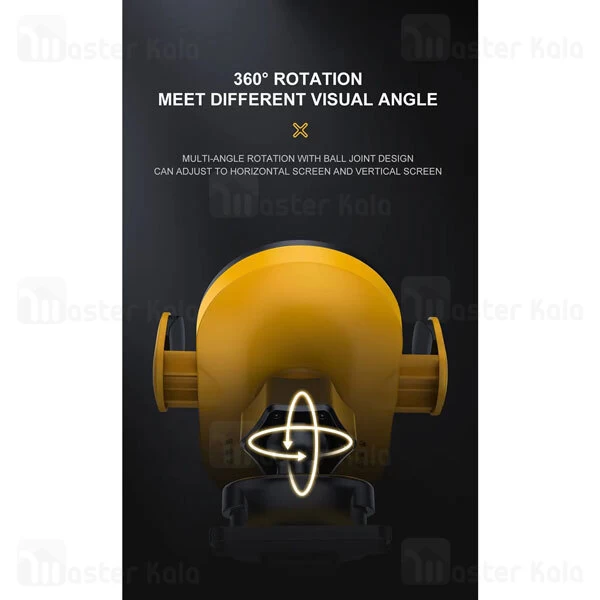 هولدر و شارژر وایرلس Joyroom JR-ZS200 Bumblebee Wireless Charger Car Mount 15W