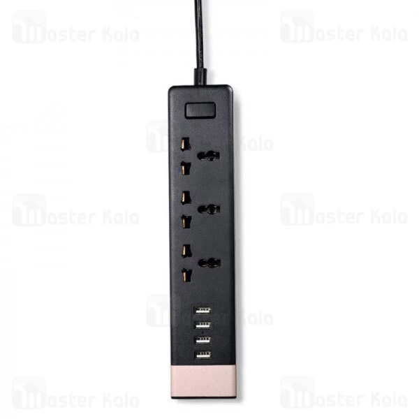 سه راهی برق LJB-129 2Power Socket 4 USB
