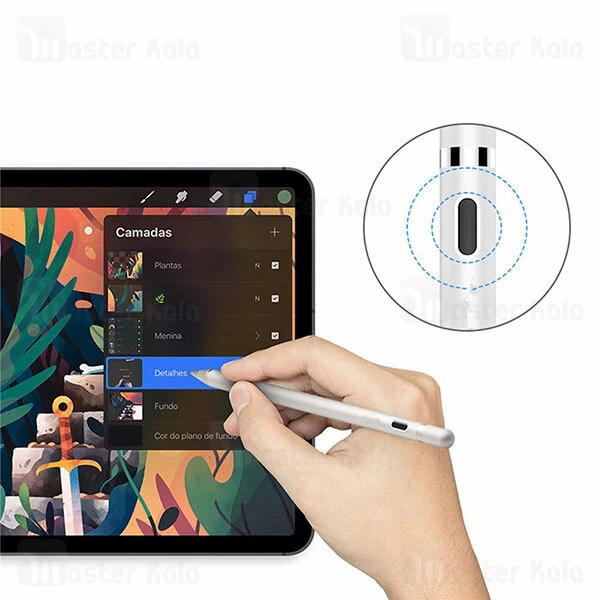 قلم لمسی مومکس Momax Onelink Active Stylus Pen TP1S مناسب تمام صفحه های لمسی