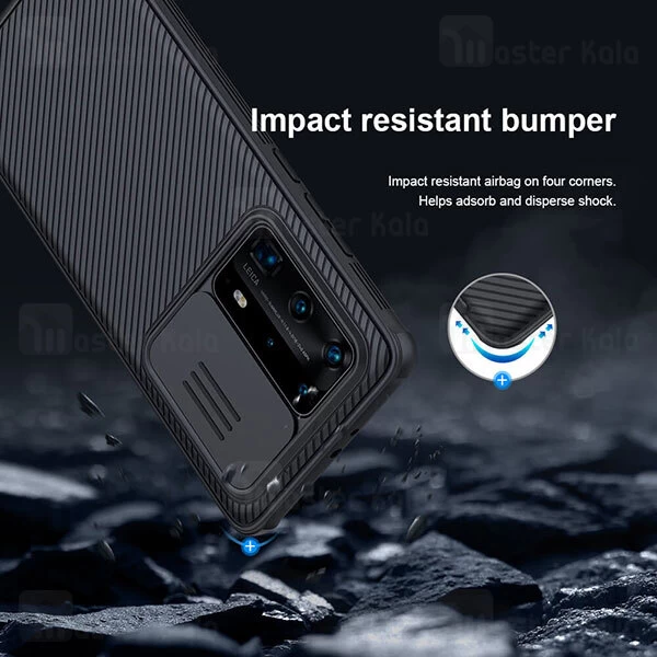 قاب محافظ نیلکین هواوی Huawei P40 Pro Plus Nillkin CamShield Pro Case دارای محافظ دوربین