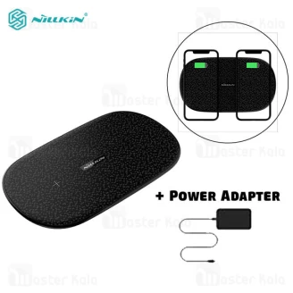 شارژر وایرلس دوتایی نیلکین Nillkin Double Shadows Dual Fast Wireless Charging MC030 توان 10 وات