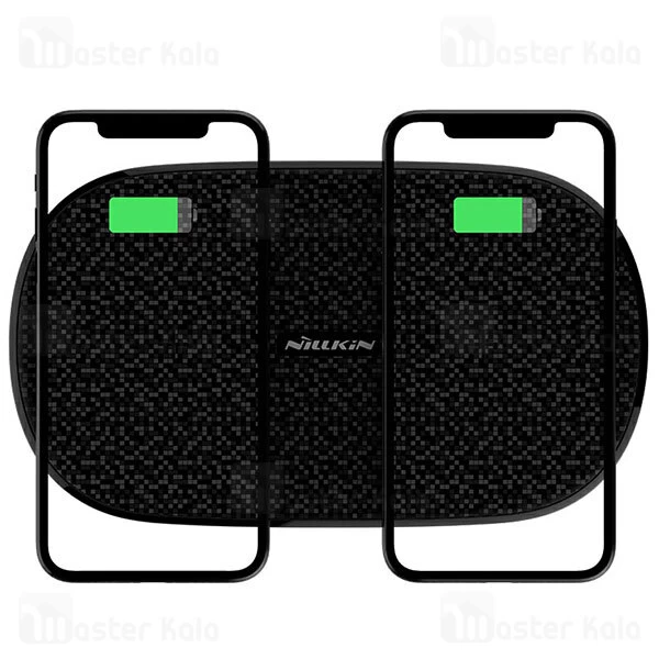 شارژر وایرلس دوتایی نیلکین Nillkin Double Shadows Dual Fast Wireless Charging MC030 توان 10 وات
