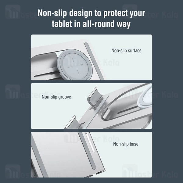 استند و شارژر وایرلس نیلکین Nillkin PowerHold Tablet Wireless Charging Stand مناسب تبلت