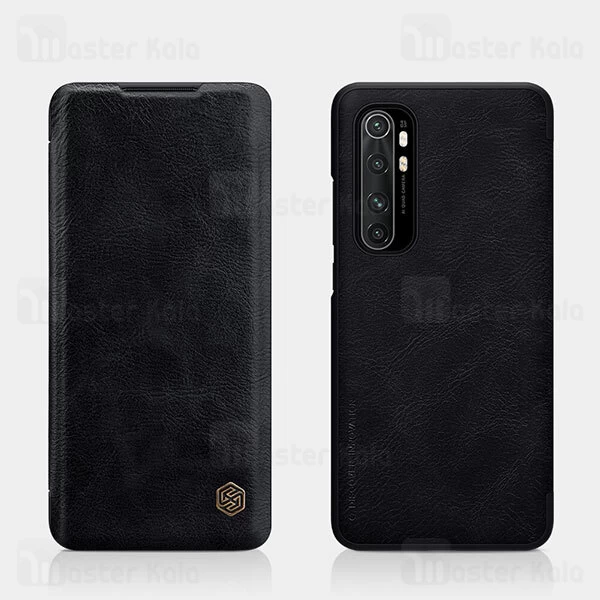 کیف چرمی نیلکین شیائومی Xiaomi Mi Note 10 Lite Nillkin Qin Leather Case