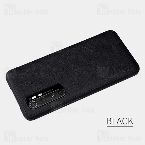 کیف چرمی نیلکین شیائومی Xiaomi Mi Note 10 Lite Nillkin Qin Leather Case