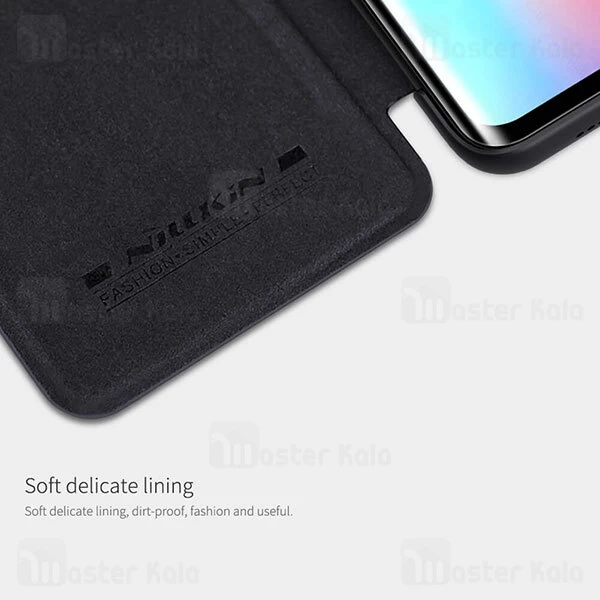 کیف چرمی نیلکین شیائومی Xiaomi Mi Note 10 Lite Nillkin Qin Leather Case
