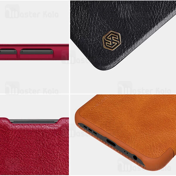 کیف چرمی نیلکین شیائومی Xiaomi Redmi 9 Nillkin Qin Leather Case