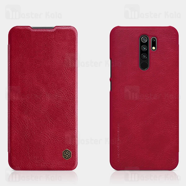 کیف چرمی نیلکین شیائومی Xiaomi Redmi 9 Nillkin Qin Leather Case