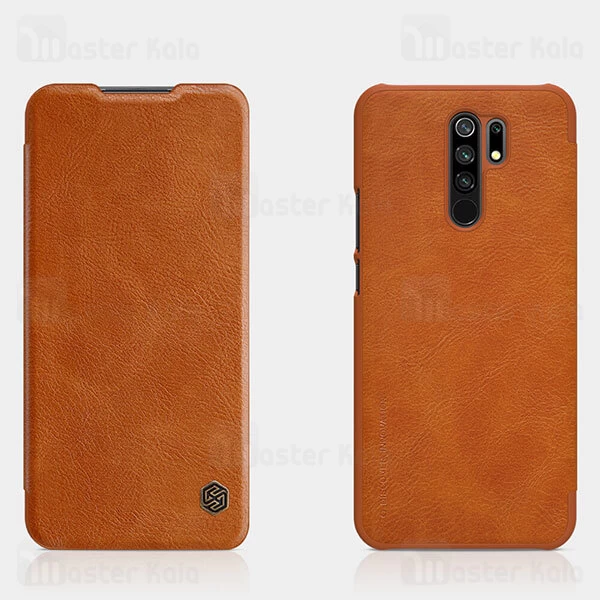 کیف چرمی نیلکین شیائومی Xiaomi Redmi 9 Nillkin Qin Leather Case