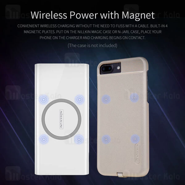 پاوربانک نیلکین Nillkin VA10 ISTAR Wireless Charger PowerBank 10000mAh