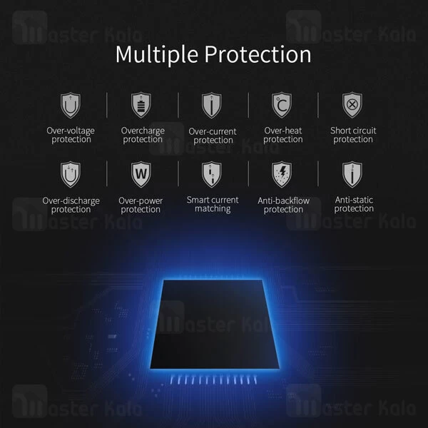 پاوربانک نیلکین Nillkin VA10 ISTAR Wireless Charger PowerBank 10000mAh