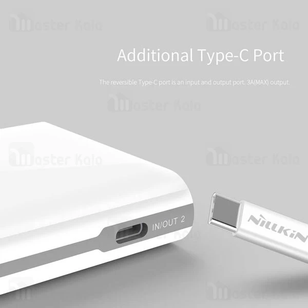 پاوربانک نیلکین Nillkin VA10 ISTAR Wireless Charger PowerBank 10000mAh