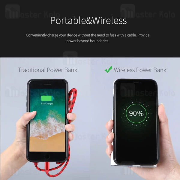 پاوربانک نیلکین Nillkin VA10 ISTAR Wireless Charger PowerBank 10000mAh