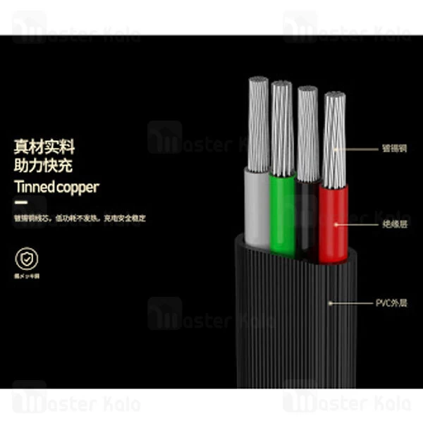 کابل لایتنینگ Remax RC-048i Lightning Data Cable 3A