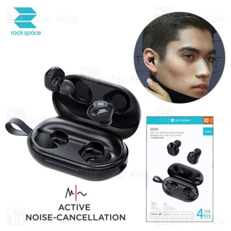 هندزفری بلوتوث دوگوش راک اسپیس Rockspace EB80 TWS Earphone دارای ANC