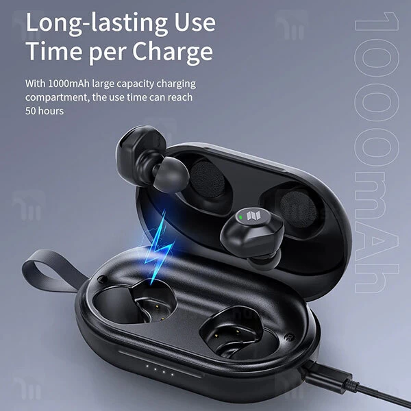 هندزفری بلوتوث دوگوش راک اسپیس Rockspace EB80 TWS Earphone دارای ANC