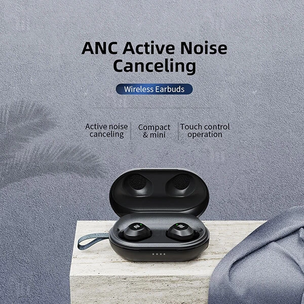 هندزفری بلوتوث دوگوش راک اسپیس Rockspace EB80 TWS Earphone دارای ANC