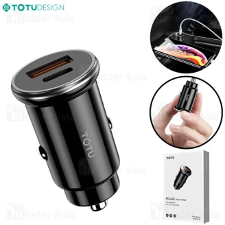 شارژر فندکی سوپر شارژ توتو TOTU DCCPD-02 PD + QC Car Charger توان 30 وات