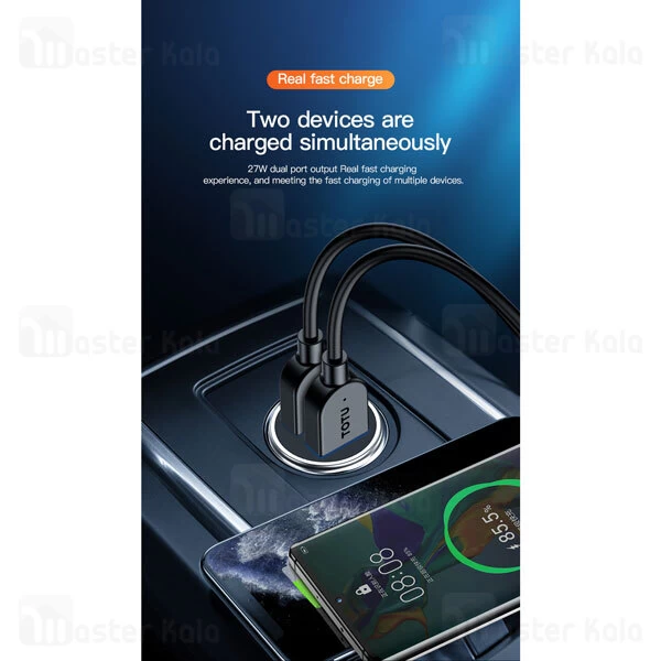 شارژر فندکی سوپر شارژ توتو TOTU DCCQ-04 QC4.0 Car Charger توان 27 وات