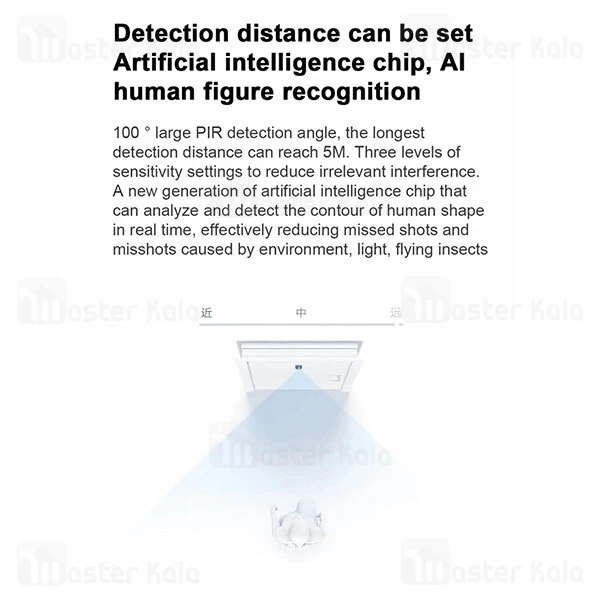 زنگ در هوشمند شیائومی Xiaomi Doorbell 2 MUML02-FJ AI Face Identification 1080p Night Vision Video