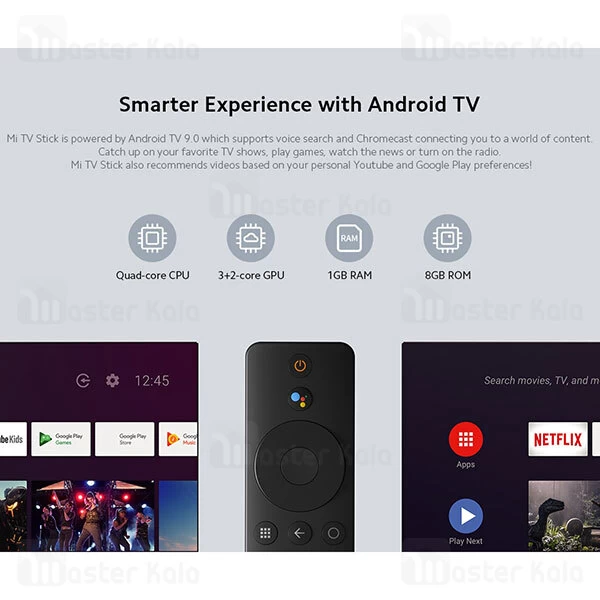 اندروید باکس شیائومی Xiaomi Mi TV Stick 1080p Android TV - گلوبال