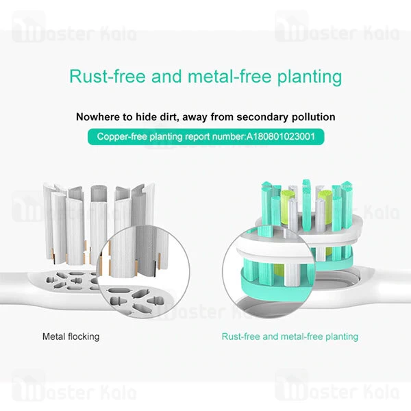 پک 2 تایی سری یدک مسواک برقی شیائومی Xioami Soocas X1 / X3 / X5 ToothBrush Head BH01