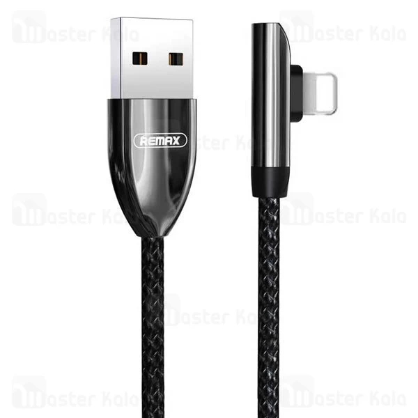 کابل لایتنینگ ریمکس Remax RC-103i L-Shaped Elbow Data Cable توان 2.4 آمپر
