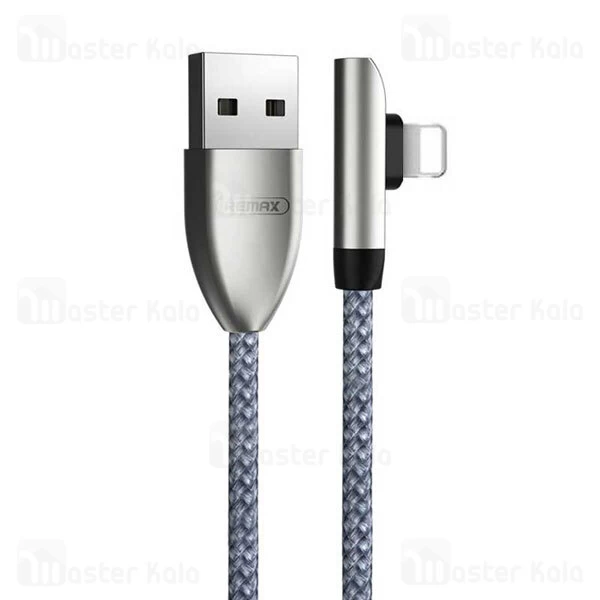 کابل لایتنینگ ریمکس Remax RC-103i L-Shaped Elbow Data Cable توان 2.4 آمپر