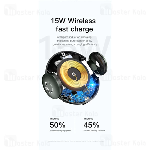 هولدر و شارژر وایرلس TOTU CACW-040 Bumblebee Wireless Charger Car Mount 15W